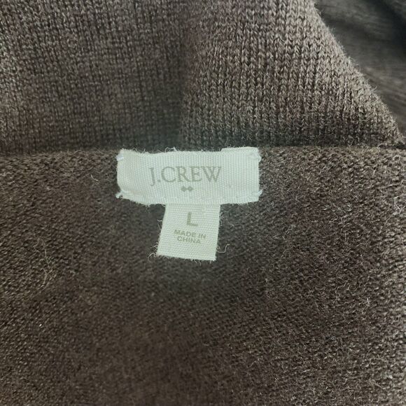 J.Crew Argyle Wool/Cashmere Sweater L - Picture 10 of 13